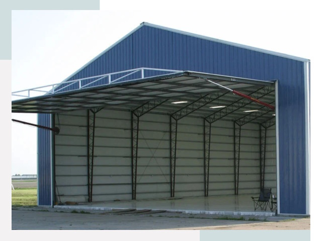 Прямо стенные ангары в Сургуте