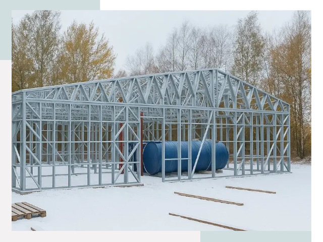 Металлические ангары в Сургуте