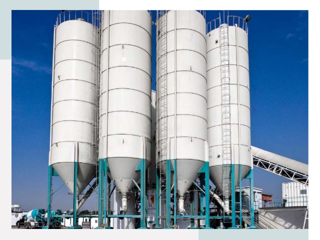 Строительство цементных силосов в Сургуте