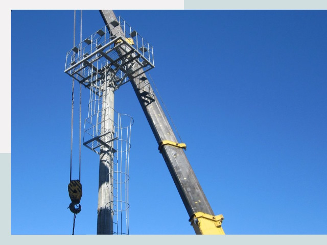 Монтаж осветительных мачт в Сургут от 613 руб.