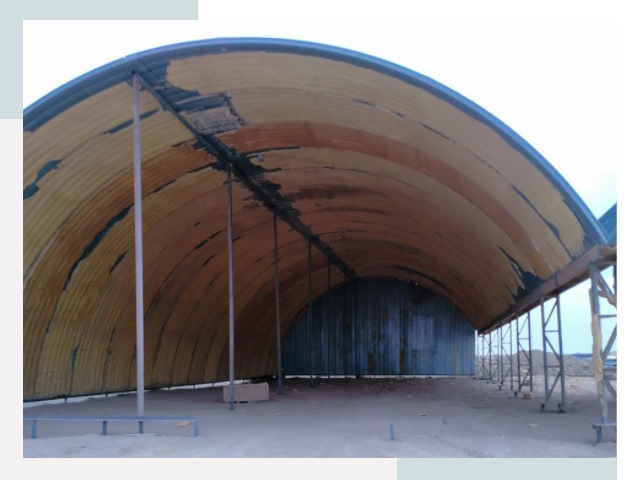 Реконструкция ангаров в Сургуте